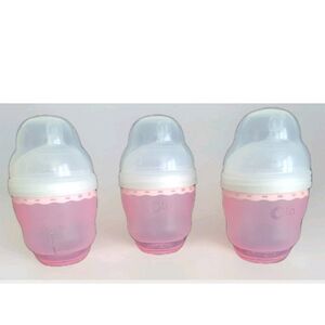 Ola baby silicone baby bottles 3 pack squishy soft